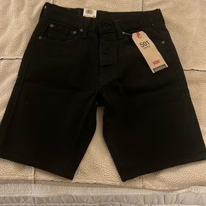 Levi’s shorts original style in black,501
